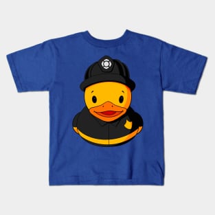 Fireman Rubber Duck Kids T-Shirt